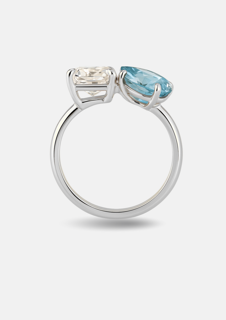 The "You & Me" Birth Month Ring Set