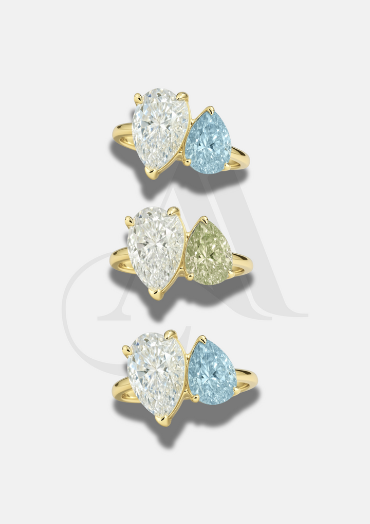The "You & Me" Leonella Birth Month Ring